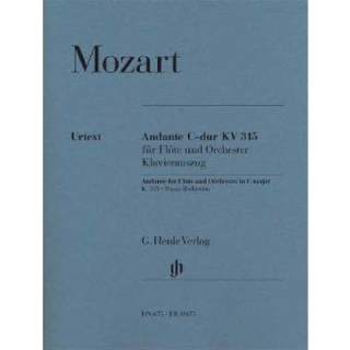 Mozart Andante C-Dur KV315 Flöte Klavier HN675