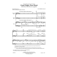 Forrest Good Night, Dear Heart Chor SATB Klavier HMC2220 2