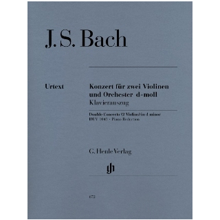 Bach Konzert D-Moll BWV1043 2 Violinen Klavier HN672