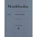 Mendelssohn Lieder ohne Worte Klavier HN327