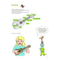 Doll Ukulele lernen mit Laura und Finn Audio ED23844D 4