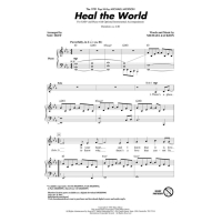Michael Jackson Heal the World Chor SAB Klavier HL00285094 2