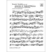Cavallini Adagio e Tarantella Klarinette Klavier NR12754200 