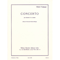 Tomasi Concerto Klarinette Klavier AL21276