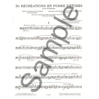 Pichaureau 30 Recreations en Forme DEtudes Posaune AL22996 2