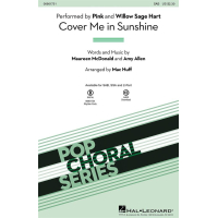 Pink Cover Me in Sunshine SAB Chor HL00601751