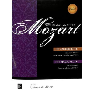 Mozart Die Zauberfloete KV620 2 Flöten UE15966