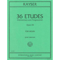 Kayser 36 Etudes Op. 20 (Gingold) Violine IMC3078