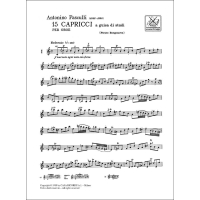 Pasculli 15 Capricci a Guisa di Studi Oboe ER2800 2