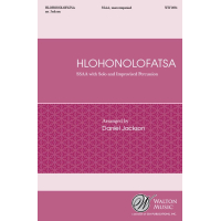 Jackson Hlohonolofatsa Chor SSAA Percussion WW1694