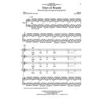 Gjeilo Days of Beauty Chor SSAA Klavier WW1676 2
