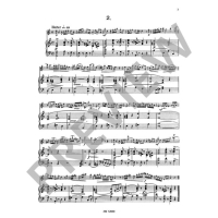 Flemming 25 melodische Studien Oboe Klavier ZM12830 3