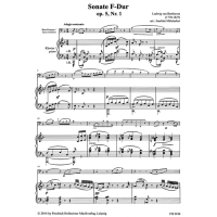 Beethoven Sonate F-Dur Op. 5 Nr. 1 Bassposaune Klavier FH218