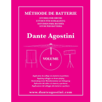 Agostini Methode de Batterie Volume 1 CARMK3364