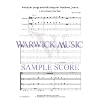 Herman Hanukkah Songs and Folk Songs Trombone Quartet TB1070