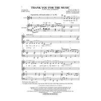 Andersson Thank You for the Music Chor SSA Klavier HL3502756