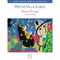 Villa-Lobos Douze Etudes pour Guitare DF gallery