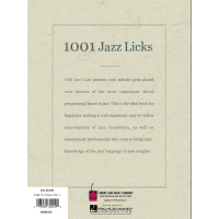Shneidmann 1001 Jazz Licks A Complete Jazz Vocabulary HL0250