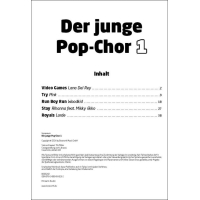 Der junge Pop Chor 1 CD BOE5202 2