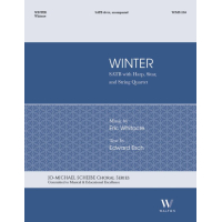 Whitacre Winter Chor SATB Harfe WJMS1184