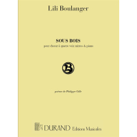Boulanger Sous Bois Chor SATB Klavier DF15291 1