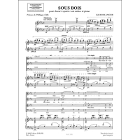 Boulanger Sous Bois Chor SATB Klavier DF15291 2