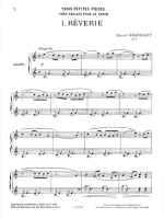 Grandjany 3 Petites Pieces Op. 7 Harfe AL20039 2