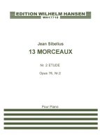 Sibelius 13 Morceaux Op. 76 No. 2 Etude Staccato Klavier WH1