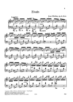 Sibelius 13 Morceaux Op. 76 No. 2 Etude Staccato Klavier WH1