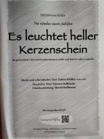 Stallmann Es leuchtet heller Kerzenschein Klavierpartitur...