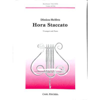 Dinicu-Heifetz Hora Staccato Trompete Klavier CF-W1866