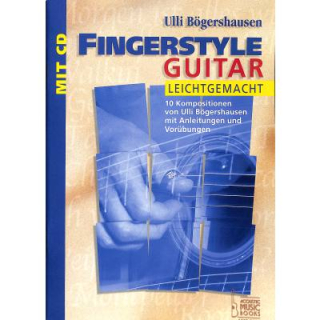 Boegershausen Fingerstyle Guitar leicht gemacht Tab CD AMB3002