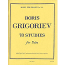 Grigoriev 78 Etudes Tuba AL28611