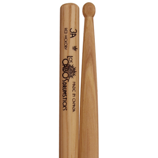 Los Cabos RED Hickory 3A Drumsticks 1 Paar