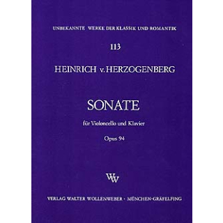 Herzogenberg Sonate op 94 Cello Klavier WW113