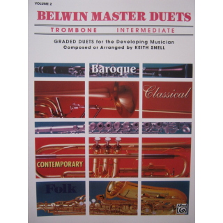 Belwin Master Duets 2 Intermediate 2 Posaunen EL03652
