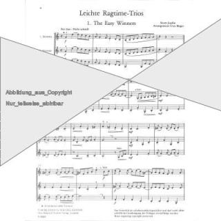 Joplin Leichte Ragtime Trios 3 Klarinetten N3669B