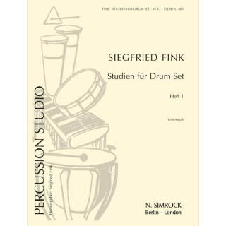 Fink Studien fuer Drum Set 1 Unterstufe EE2842