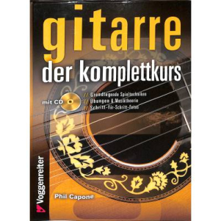 Capone Gitarre Der Komplettkurs Tab CD VOGG0849-6