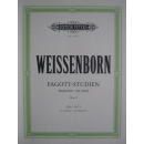 Weissenborn Fagott-Studien op 8 Heft 1 Anf&auml;nger EP2277a