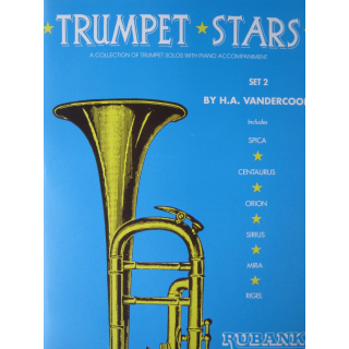 Vandercook Trumpet Stars 2 Trompete Klavier CD HL4470001
