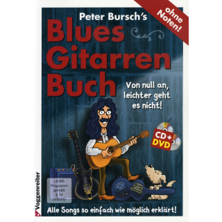 Bursch Blues Gitarrenbuch Gitarre Tab CD DVD VOGG0770-3