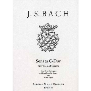 Bach Sonate C-Dur BWV 1033 Flöte Gitarre SME940