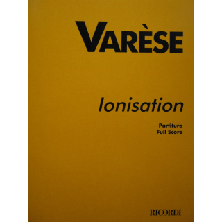 Varese Ionisation Percussion 13 Players Partitur NR135319