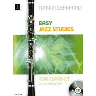 Dehnhard Easy jazzy studies Klarinette CD UE35996
