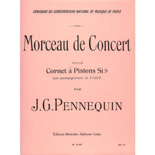 Pennequin Morceau de Concert Trompete Klavier AL24697