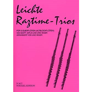 Joplin Leichte Ragtime Trios 3 Flöten N3677