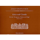 Bach Arien und Choräle 3 Trompeten Pauken Orgel N1247