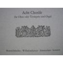 Krebs Acht Choräle Oboe od Trompete Orgel N1370