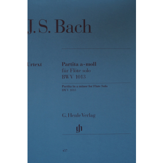 Bach Partita a-Moll Fl&ouml;te solo BWV1013 HN457